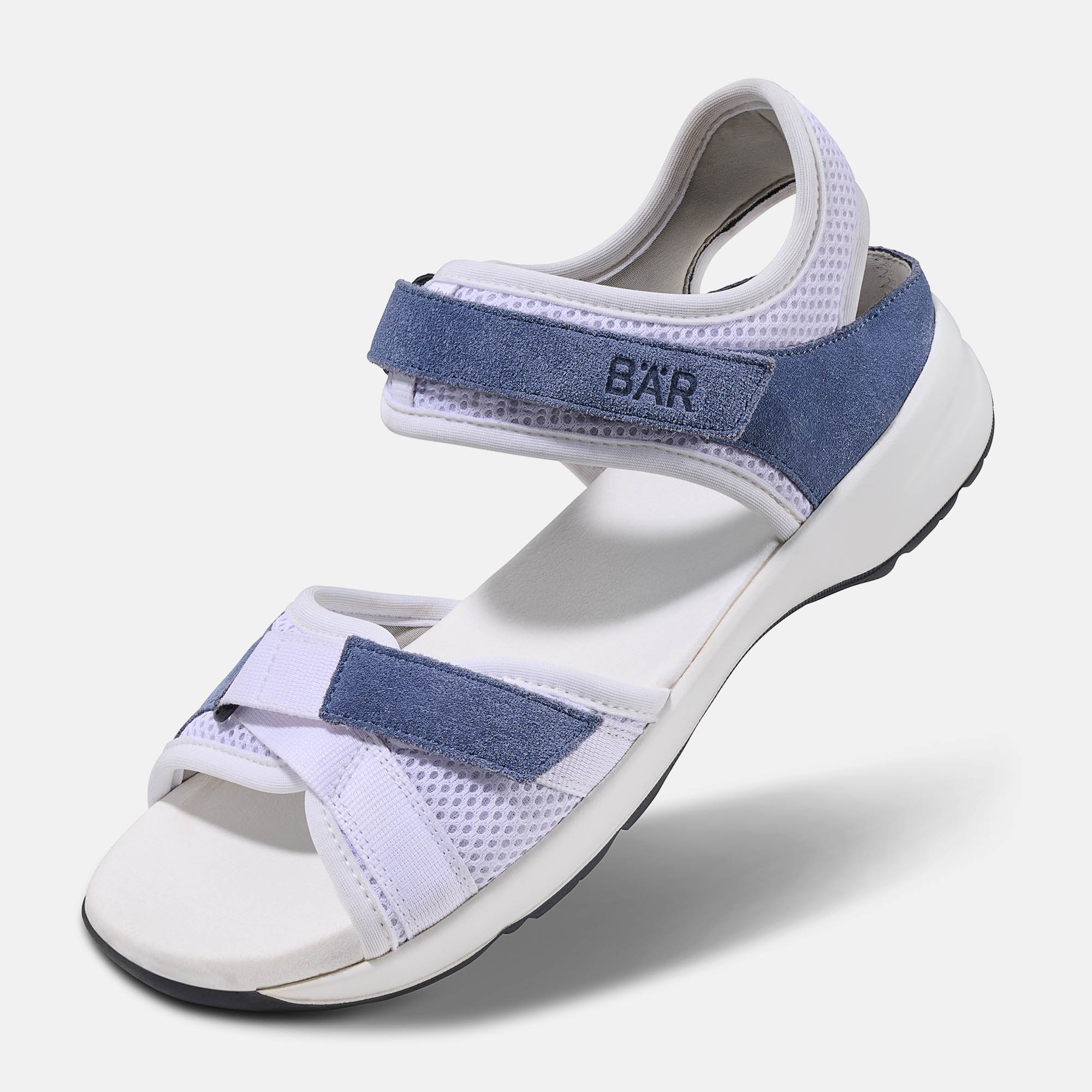 BÄR Schuhe Damenschuhe Alltag Jandia 2.0 weiß/jeans Textil, Kalbvelourleder,Neopren Produktbild