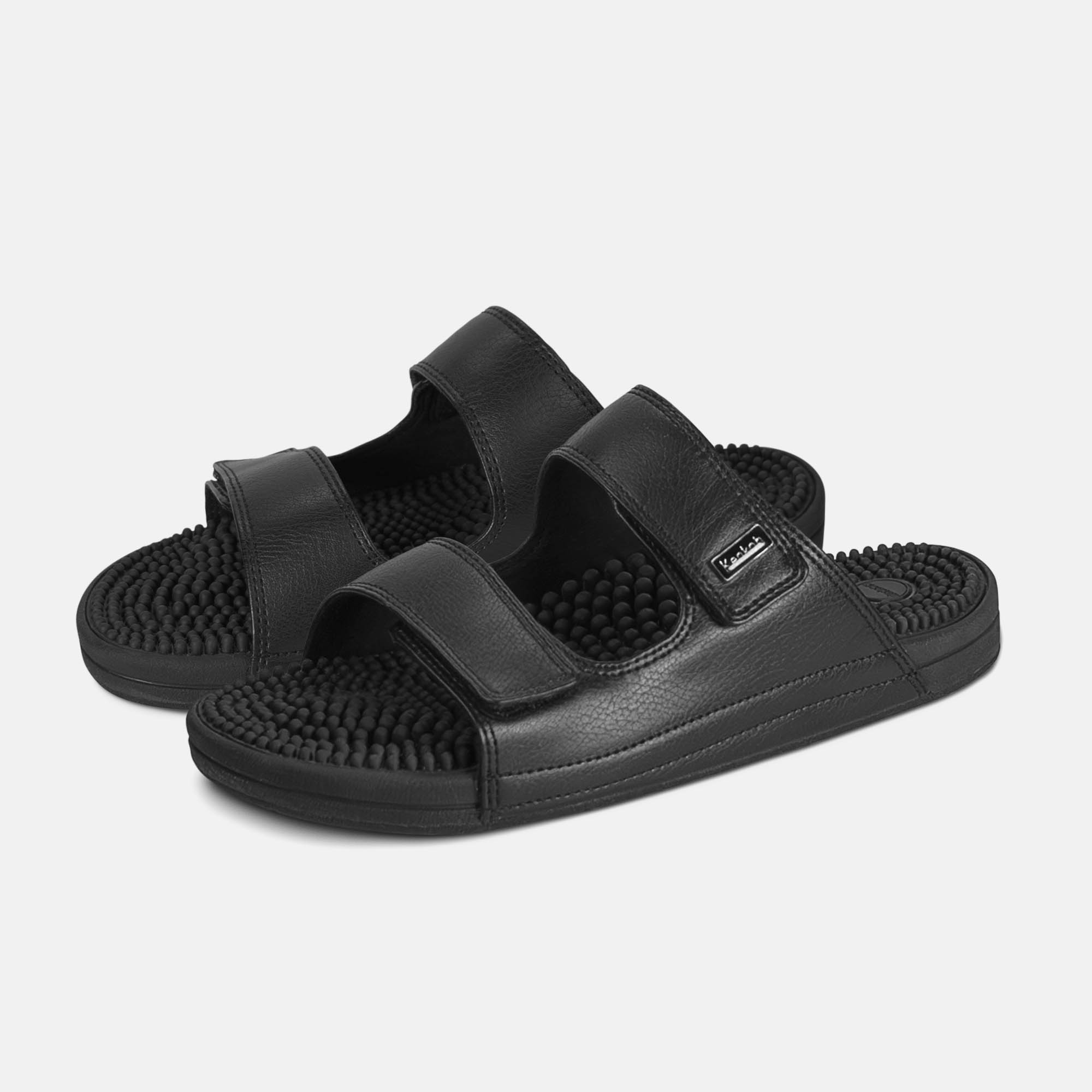 BÄR Schuhe Unisexschuhe Freizeitschuhe Serenity Kenkoh Massage-Sandale schwarz Synthetisches Leder Hauptbild
