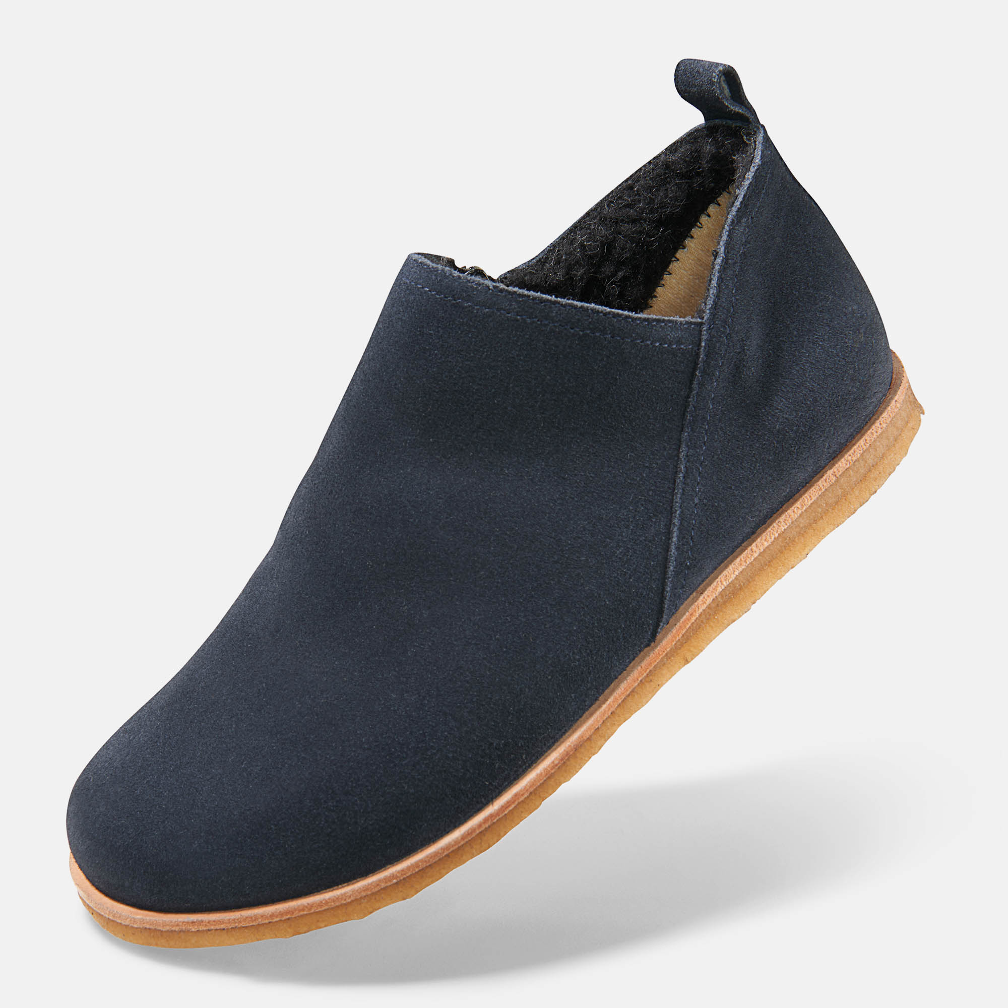 BÄR Schuhe Damenschuhe Freizeitschuhe Mie dunkelblau Kalbveloursleder wasserabweisend Produktbild