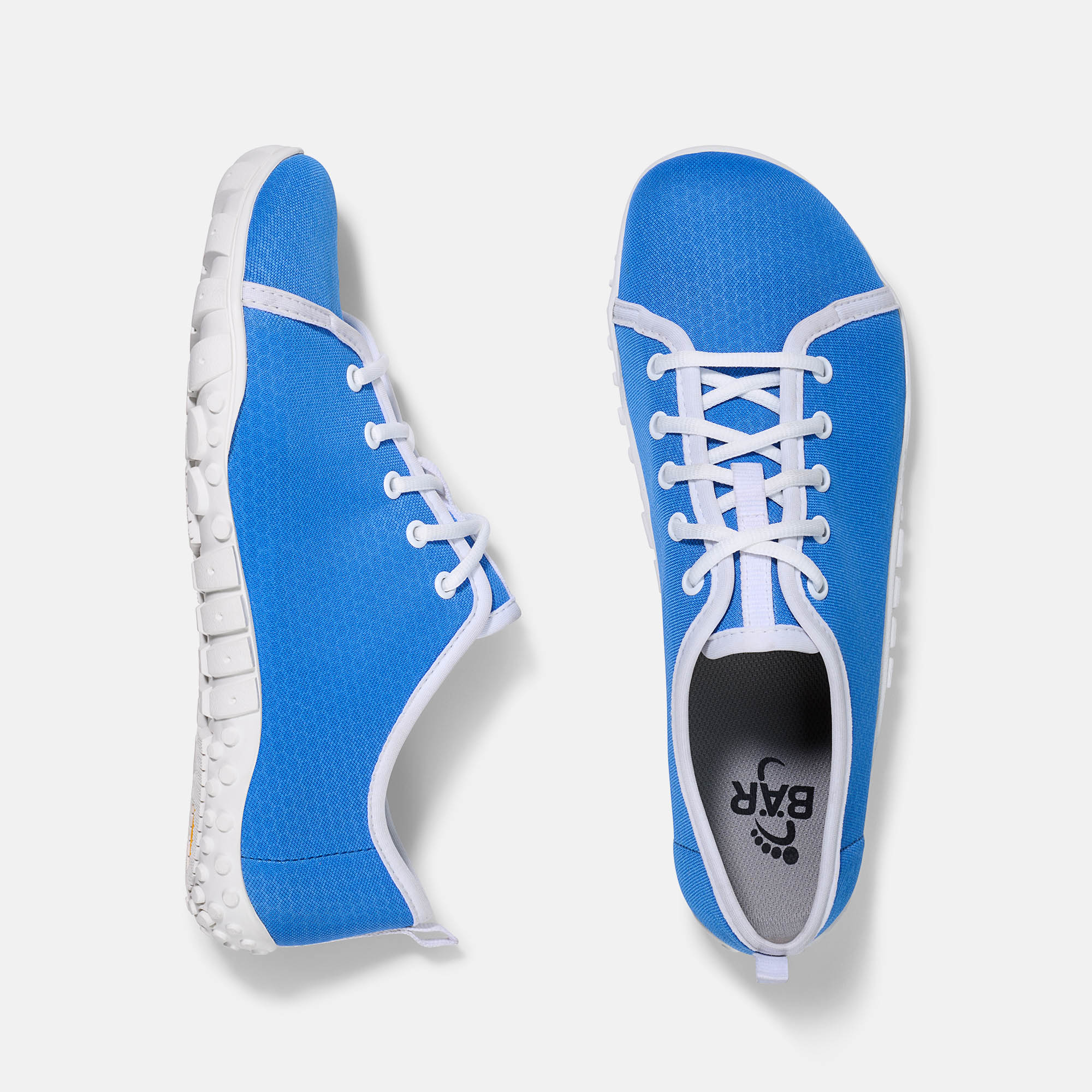 BÄR Schuhe Herrenschuhe Freizeitschuhe John electricblau Textil Ansicht von oben