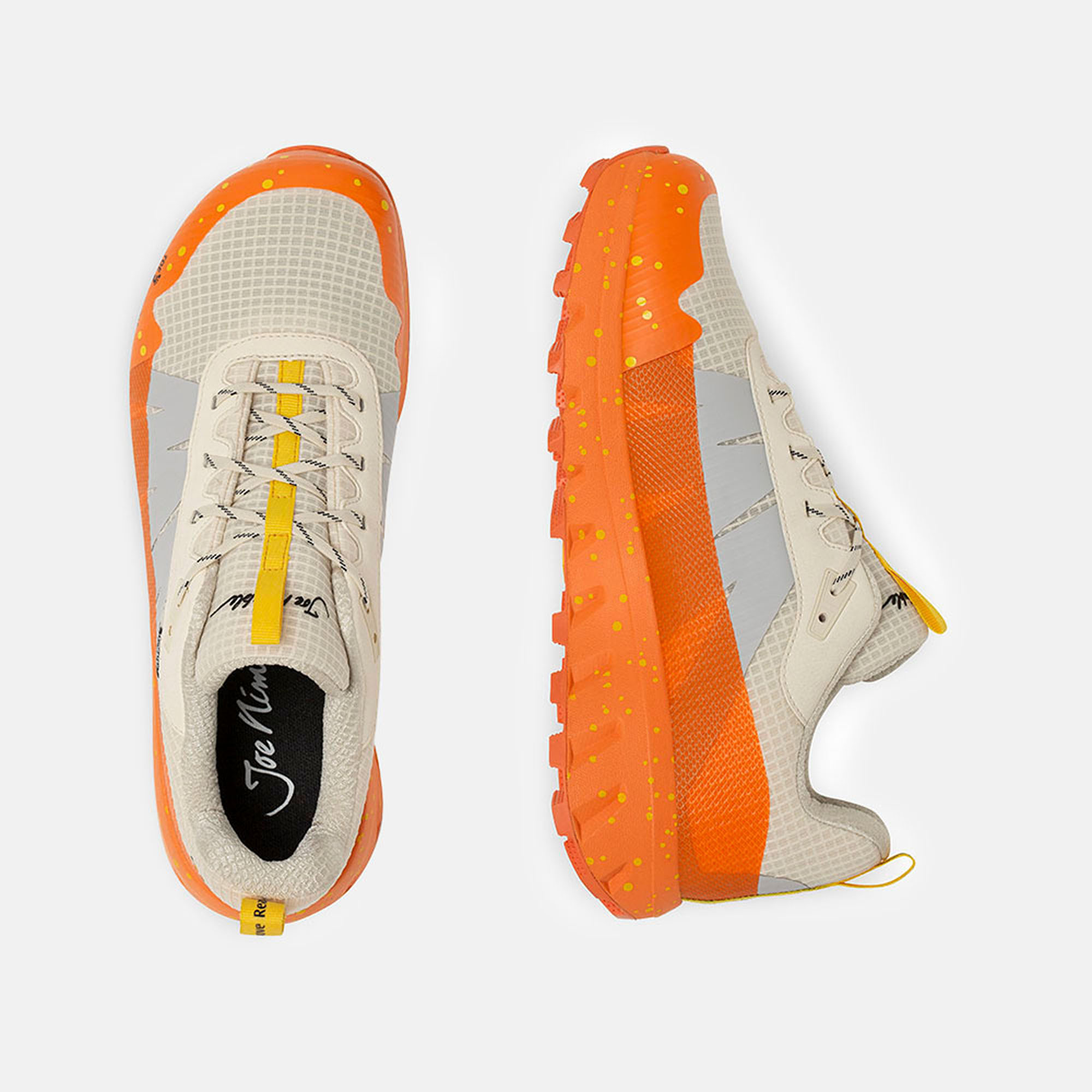 JOENIMBLE Schuhe Herrenschuhe Wanderschuhe Explore Addict orange Textil Ansicht von oben