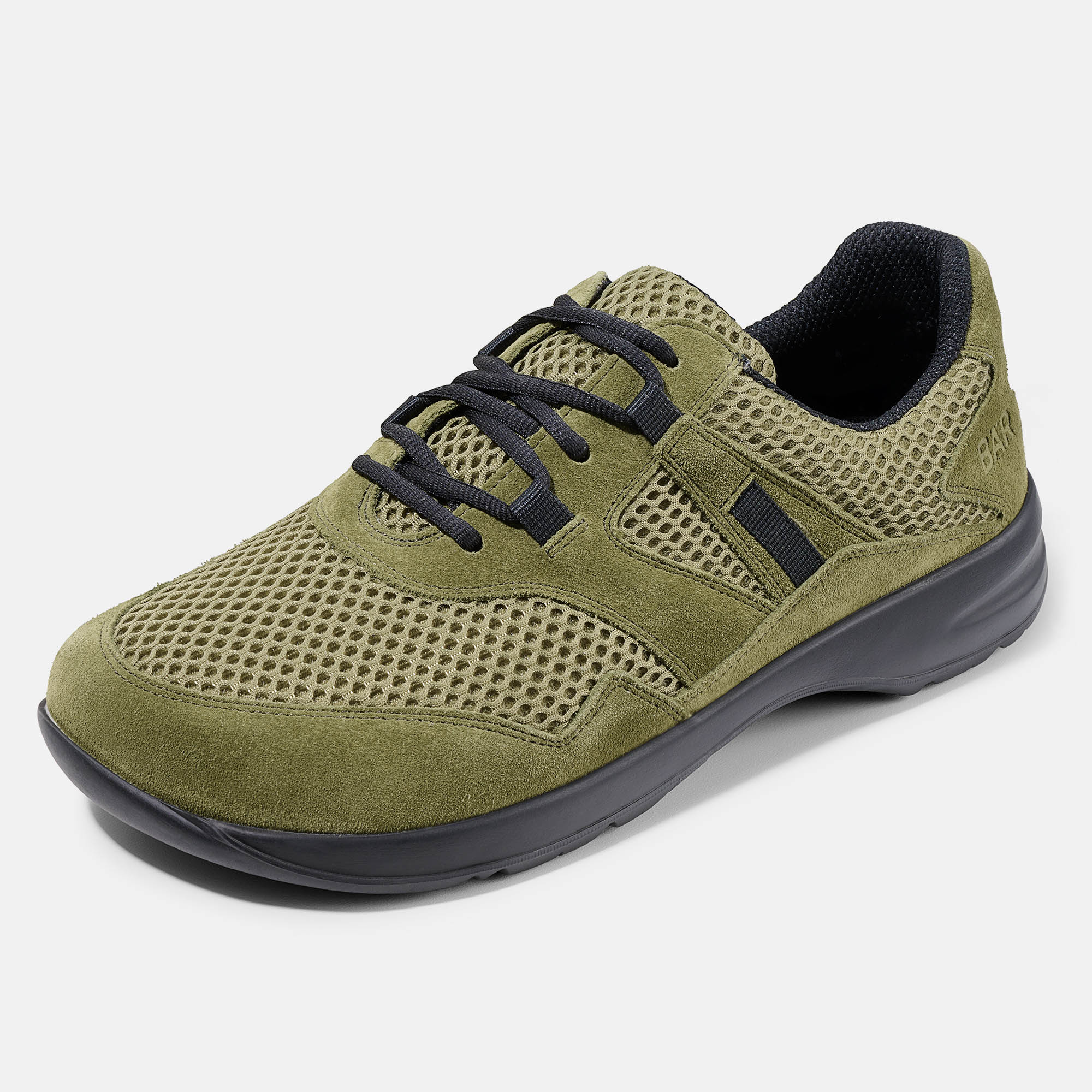 BÄR Schuhe Unisexschuhe Laufschuhe Easyrun oliv Rindveloursleder, Textil Produktbild