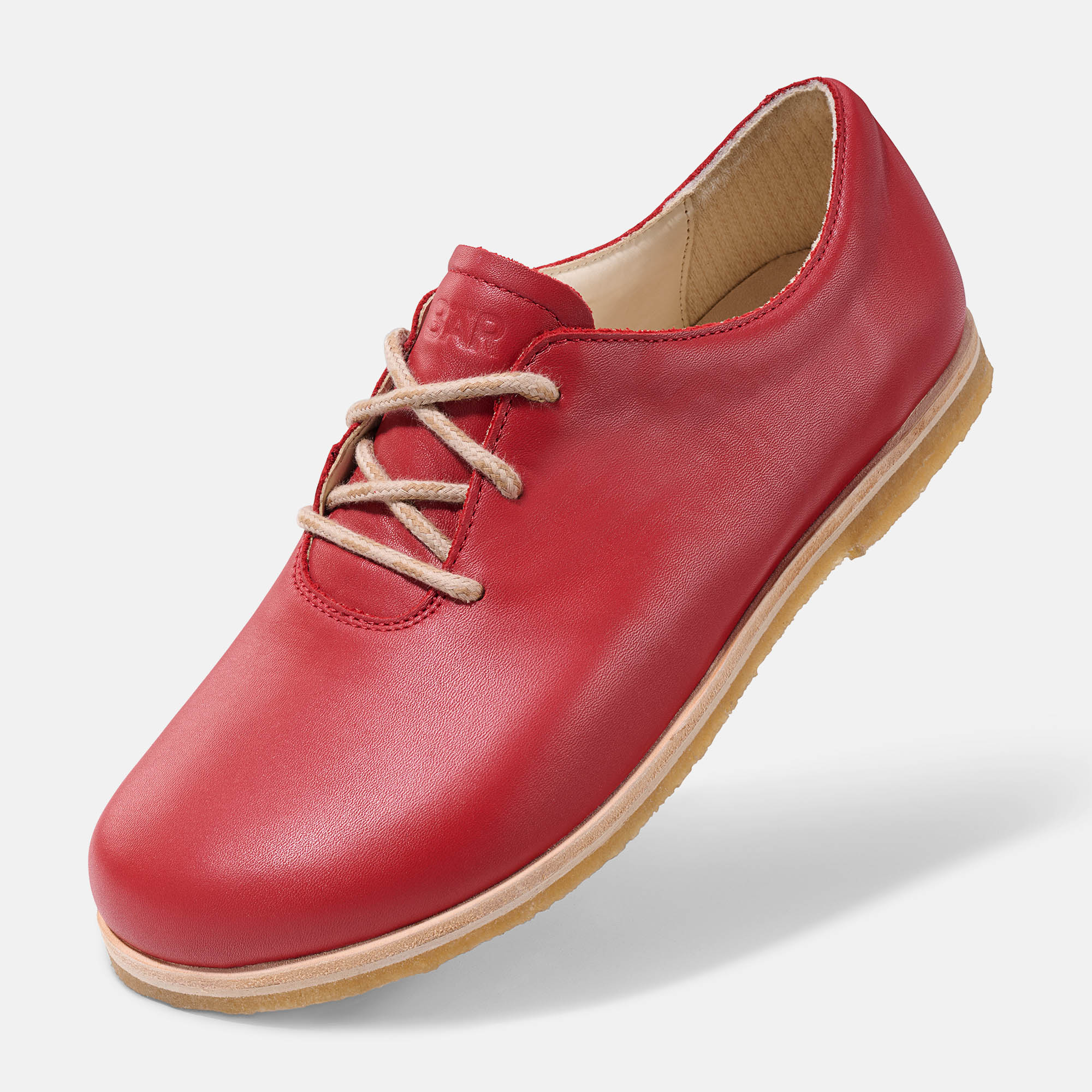 BÄR Schuhe Damenschuhe Freizeitschuhe Carey rot Kalbnappaleder wasserabweisend Produktbild