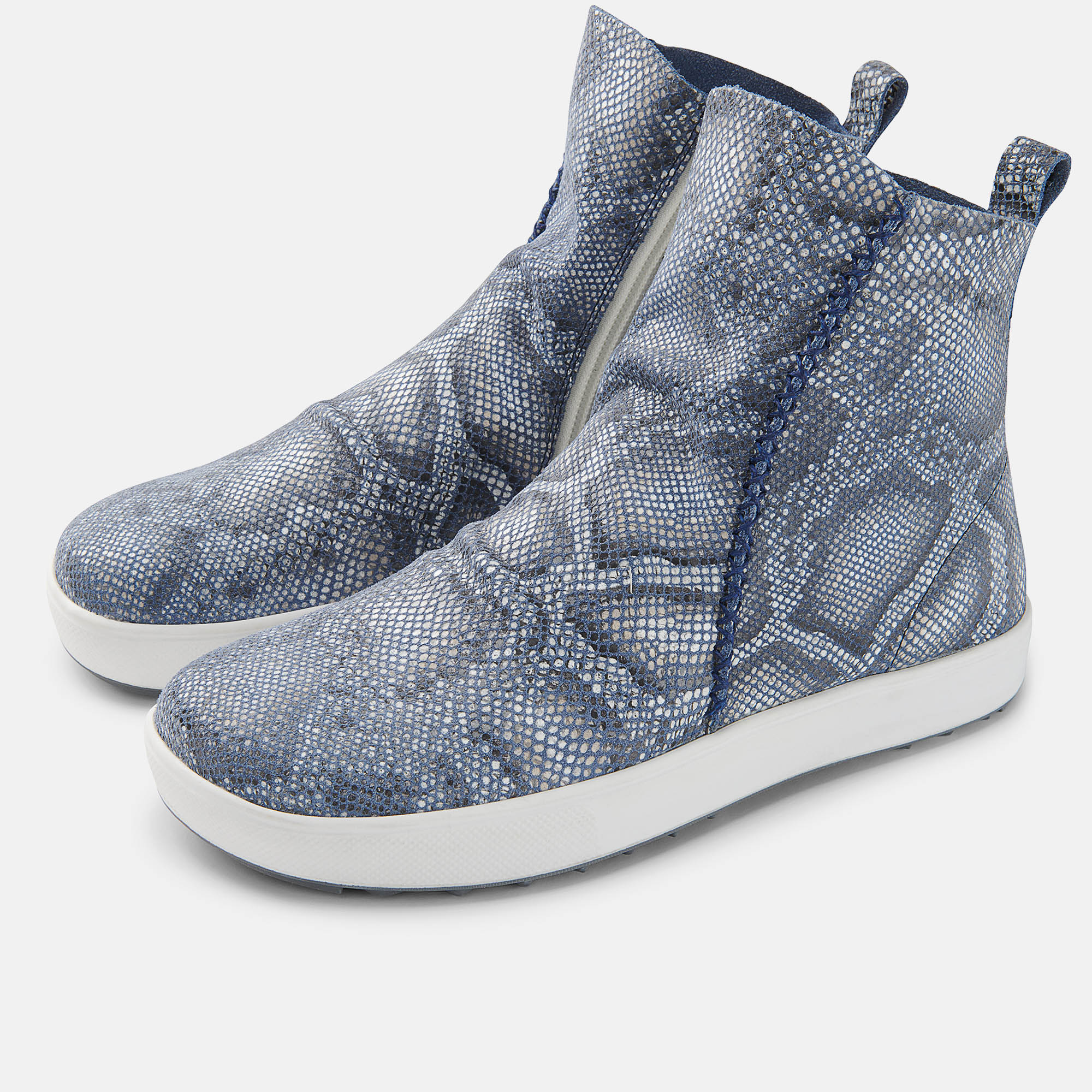 BÄR Schuhe Damenschuhe Freizeitschuhe Sinja blau Kalbnappaleder foliert Hauptbild