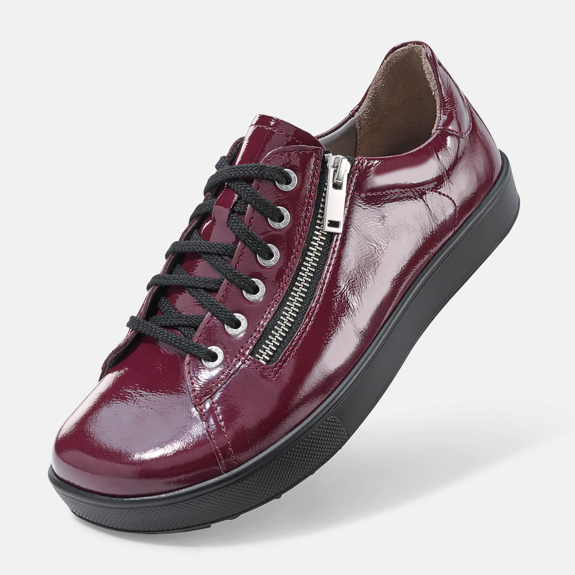 BÄR Schuhe Damenschuhe Freizeitschuhe Margot bordeaux Kalblackleder Produktbild