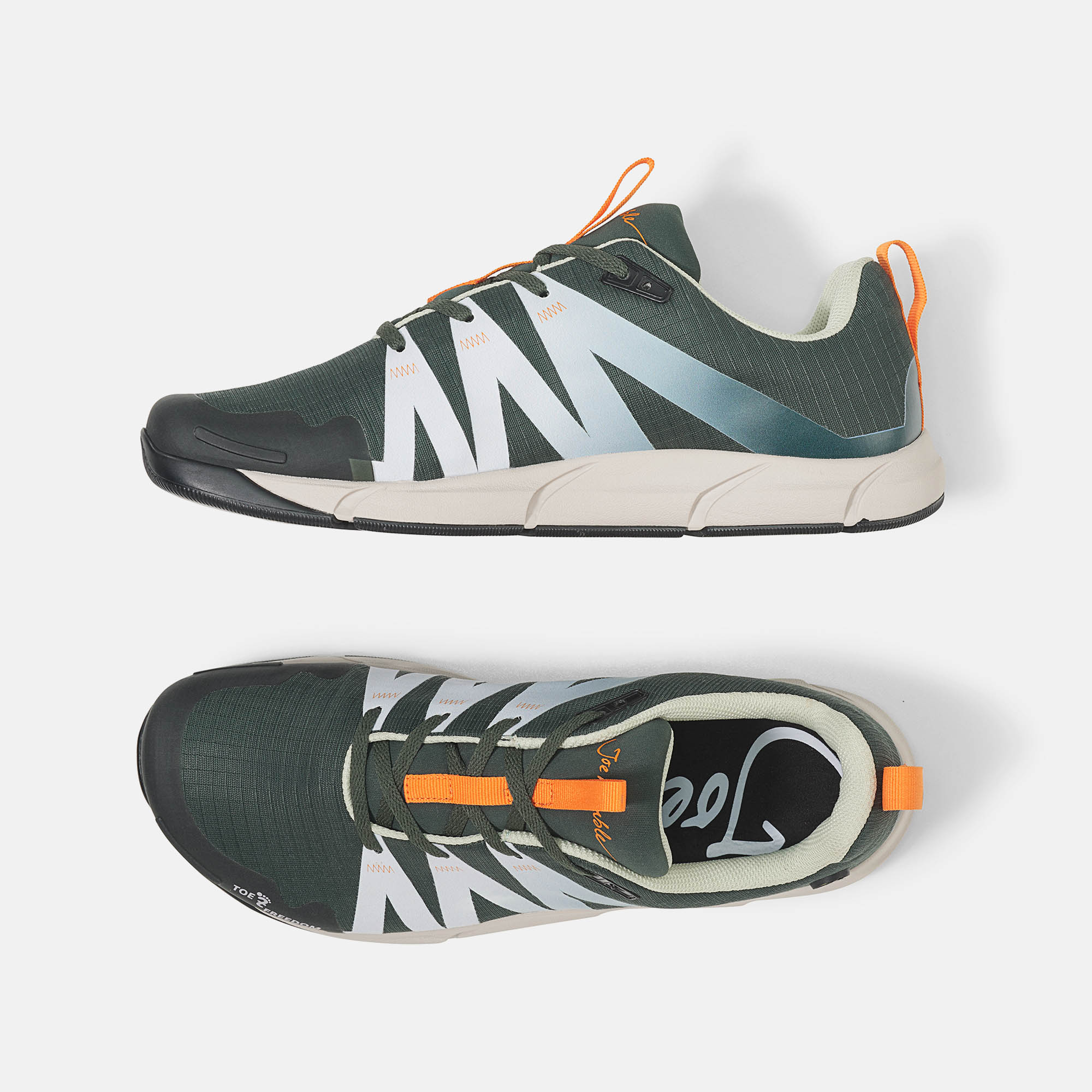 JOENIMBLE Schuhe Damenschuhe Addict WR foggy green Wasserabweisendes Textil Ansicht von oben