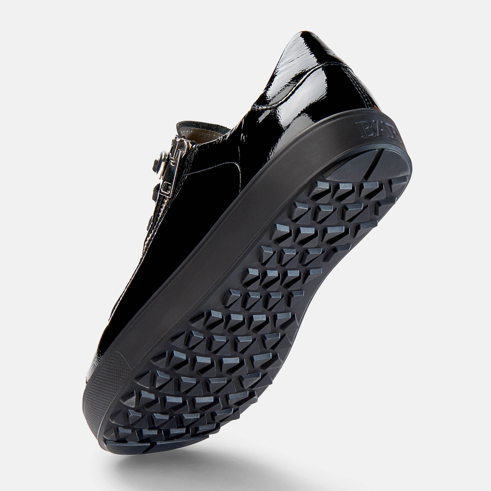 BÄR Schuhe Damenschuhe Freizeitschuhe Margot schwarz Kalblackleder Seitenansicht