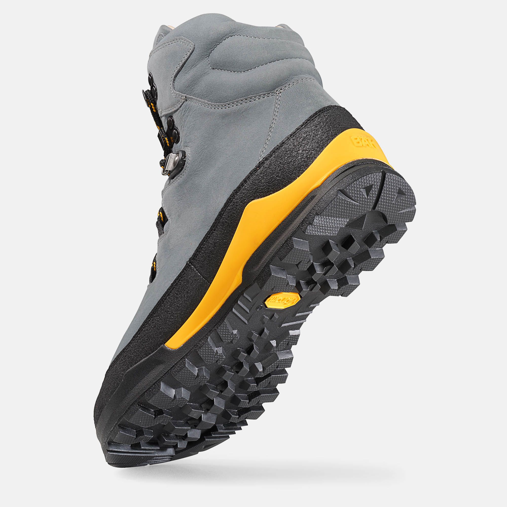 BÄR Schuhe Damenschuhe Wanderstiefel Bergkomfort Wanderstiefel 2.0 dunkelgrau terracare® Rindnubuk wasserabweisend Seitenansicht