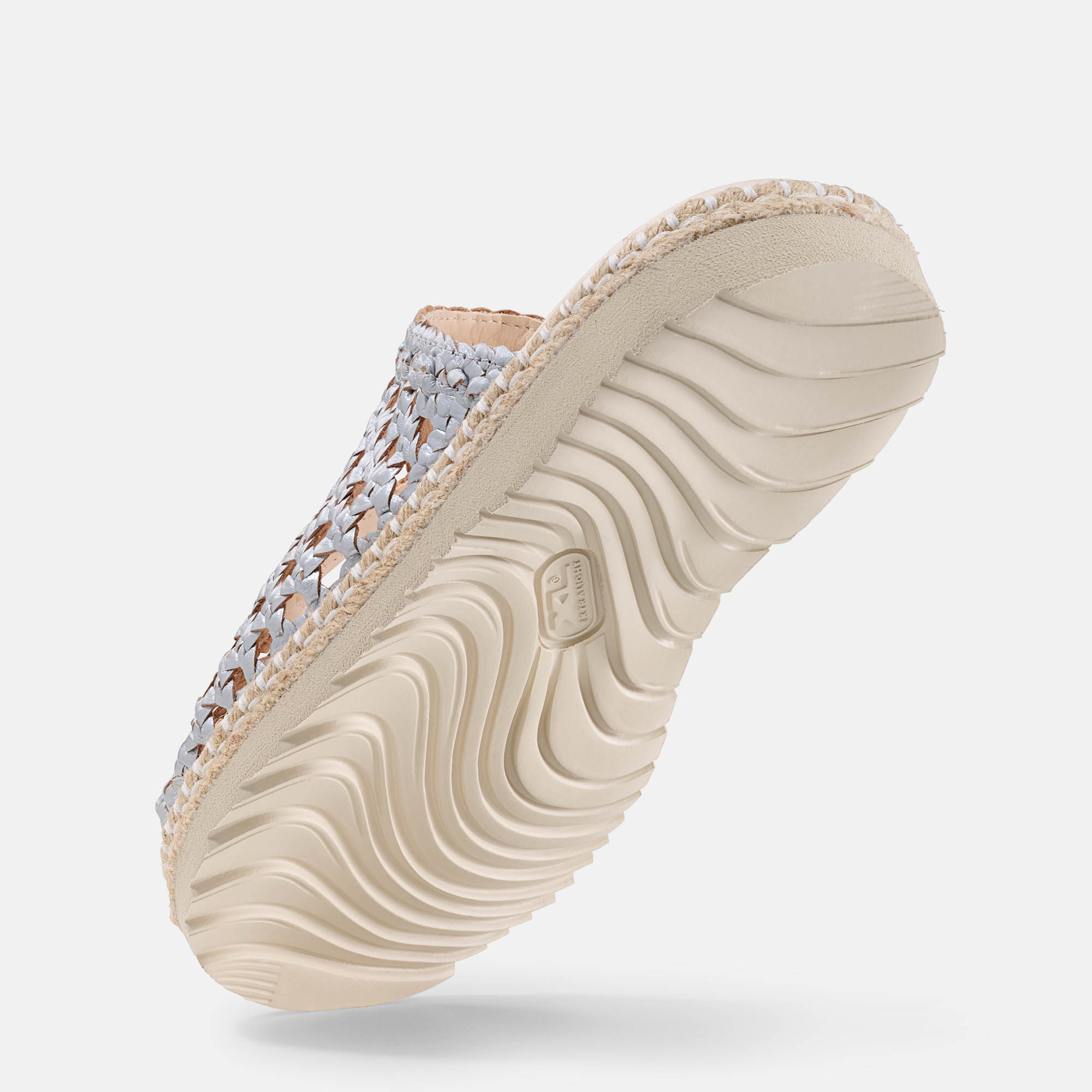 BÄR Schuhe Damenschuhe Freizeitschuhe Ayla silber Ziegenleder Seitenansicht