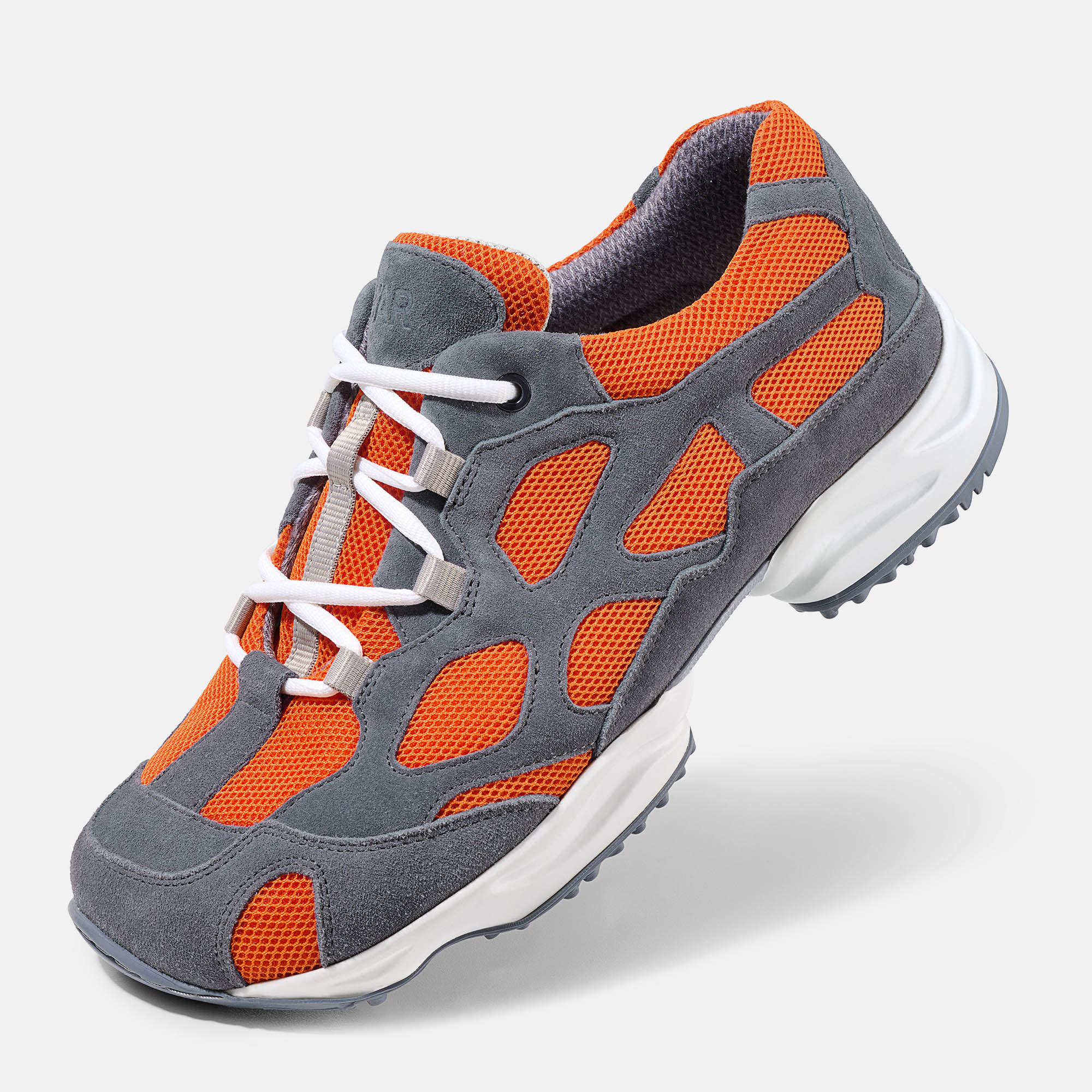 BÄR Schuhe Unisexschuhe Laufschuhe High Performance 2.5 grau/orange Rindveloursleder, Textil Produktbild