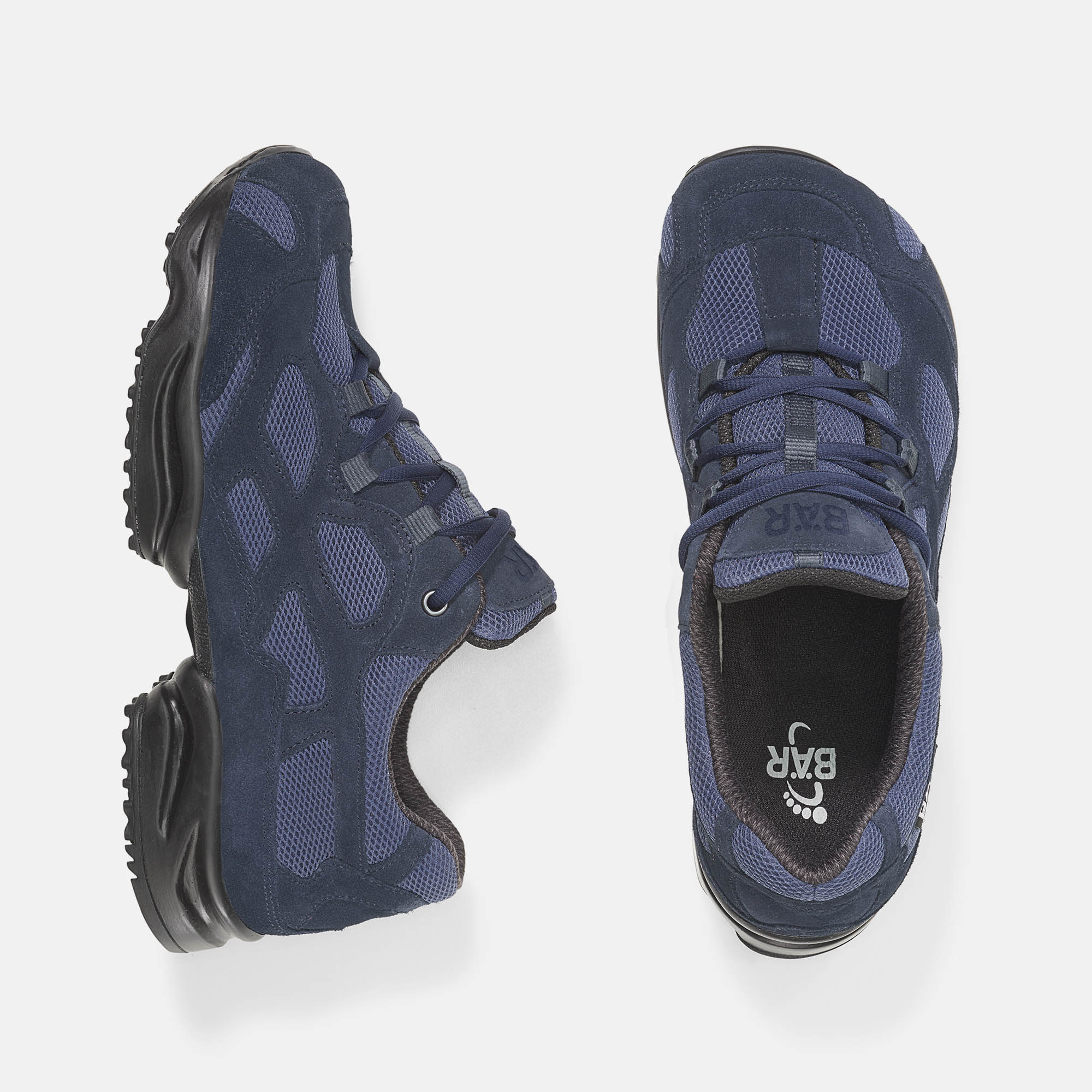 BÄR Schuhe Unisexschuhe Laufschuhe High Performance 2.5 dunkelblau Kalbveloursleder, Textil Ansicht von oben