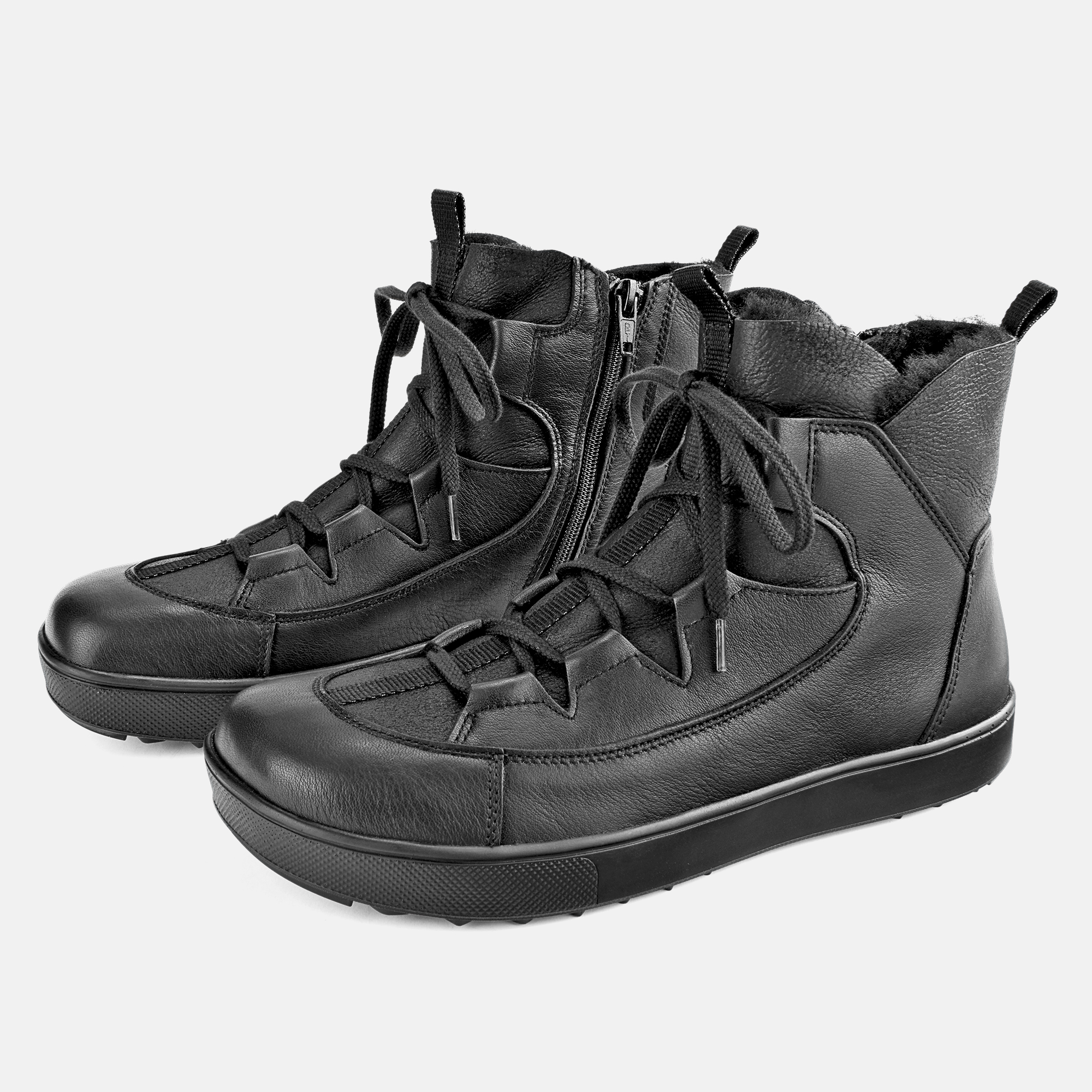 BÄR Schuhe Damenschuhe Freizeitschuhe Paulina schwarz Kalbnappaleder, Doubleface Hauptbild