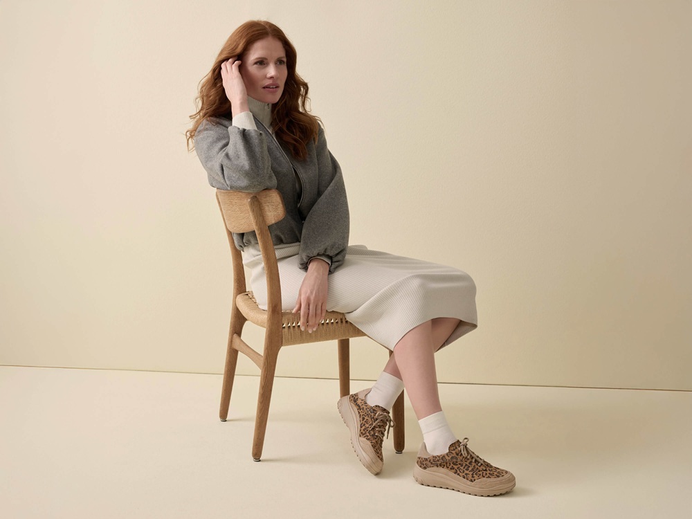 BÄR Schuhe Damenschuhe Freizeitschuhe Quinn cognac/leo Kalbveloursleder Emotionsbild