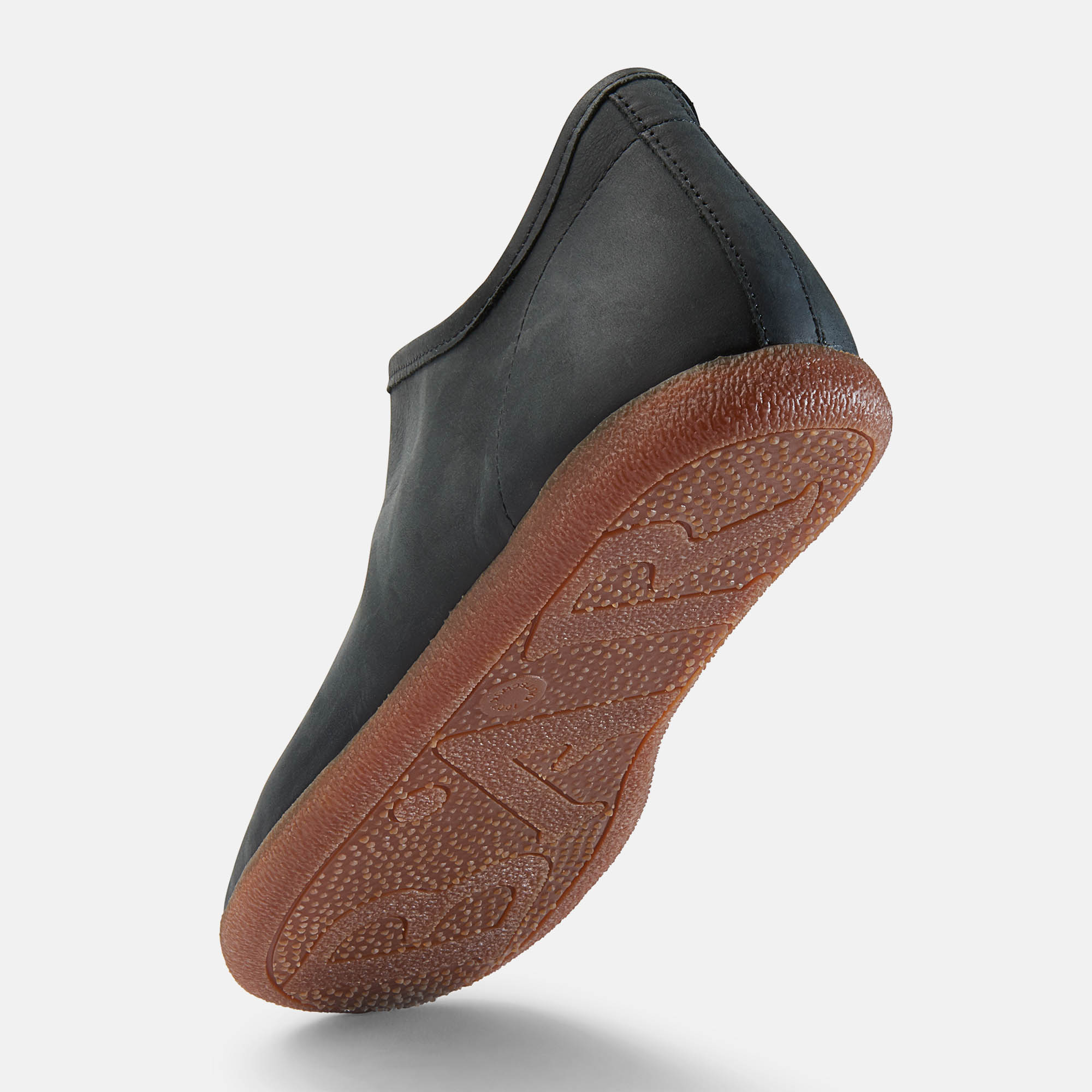 BÄR Schuhe Damenschuhe Freizeitschuhe Lotus anthrazit Rindnappaleder gefettet Seitenansicht